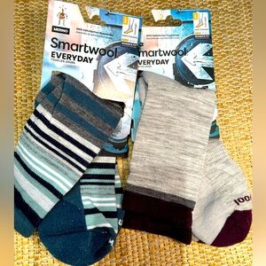 NWT SMARTWOOL sL 2 pairs Unisex shoe sz 10-12.5w/9-11.5m/42-45 euro.